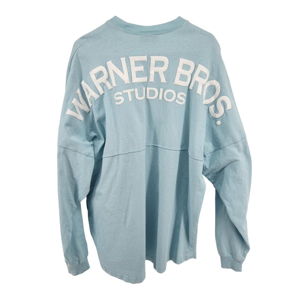 Spirit Jersey Bugs Bunny Warner‎ Bros Studios Long Sleeve Shirt Large Blue Y2K